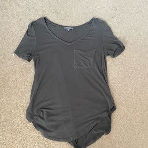 Olive Green Charlotte Russe T-Shirt
